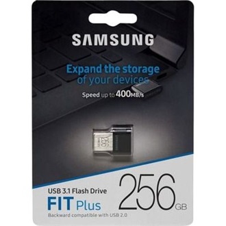 Samsung 256GB FIT Plus vízálló USB-A 3.2 Gen1 pendrive BOX fekete