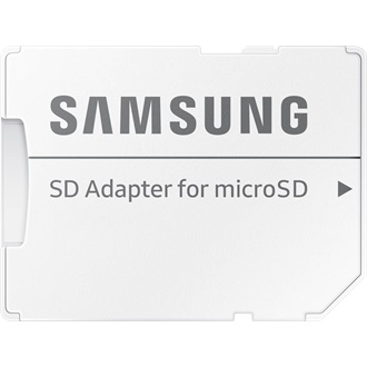 Samsung 256GB PRO Endurance (+adapter) UHS-1 Class10 U3 V30 vízálló ütésálló microSDXC memóriakártya BOX fehér