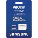 Samsung 256GB PRO Plus UHS-1 Class10 U3 V30 A2 microSDXC memóriakártya BOX kék