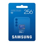 Samsung 256GB T7 UHS-1 Class10 U3 V30 A2 microSDXC memóriakártya BOX kék