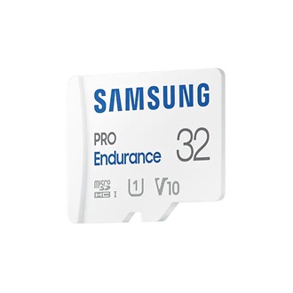 Samsung 32GB PRO Endurance (+adapter) UHS-1 Class10 V10 microSDHC memóriakártya BOX fehér