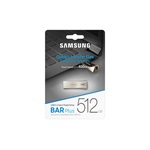 Samsung 512GB BAR Plus vízálló USB-A 3.2 Gen1 pendrive BOX ezüst