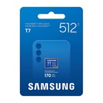 Samsung 512GB T7 UHS-1 Class10 U3 V30 A2 microSDXC memóriakártya BOX kék