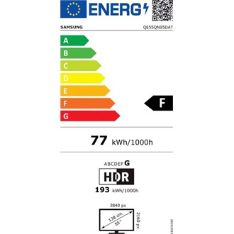 Samsung 55" QE55QN95DATXXH 4K UHD Smart NeoQLED TV