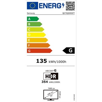 Samsung 75" QE75QN900FTXXH 8K UHD Smart Neo QLED Mini LED TV