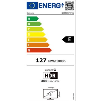 Samsung 85" QE85QN70FAUXXH 4K UHD Smart Neo QLED Mini LED TV