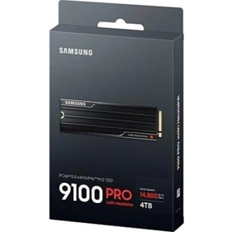 Samsung 9100 PRO 4TB PCIe x4 (5.0) M.2 2280 SSD fekete