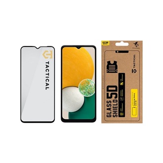 Samsung A04s / A13 5G TACTICAL GLASS SHIELD 5D képernyővédő üveg 5D, 9H, FEKETE