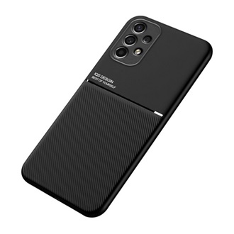 Samsung A13 4G Gigapack Szilikon telefonvédő ütésállóság, csíkos, FEKETE