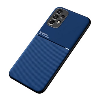 Samsung A13 4G Gigapack Szilikon telefonvédő ütésállóság, csíkos, SÖTÉTKÉK