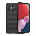 Samsung A13 4G Gigapack szilikon telefonvédő ütésállóság, 3D, FEKETE
