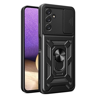 Samsung A14 4G Gigapack Defender szilikon telefonvédő ütésállóság, kameravédő, FEKETE