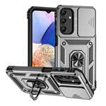 Samsung A15 4G Gigapack Defender szilikon telefonvédő ütésállóság, kameravédő, EZÜST