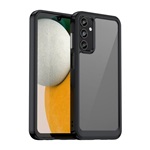 Samsung A15 4G Gigapack Szilikon telefonvédő ütésállóság, átlátszó hátlap, FEKETE