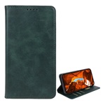 Samsung A15 5G GIGAPACK Tok álló, bőr hatású FLIP, prémium, SÖTÉTZÖLD