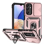 Samsung A15 5G Gigapack Defender szilikon telefonvédő ütésállóság, kameravédő, ROZÉARANY