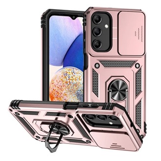 Samsung A15 5G Gigapack Defender szilikon telefonvédő ütésállóság, kameravédő, ROZÉARANY