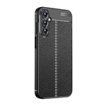 Samsung A15 5G Gigapack Szilikon telefonvédő ütésállóság, varrás minta, FEKETE
