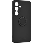 Samsung A15 ROAR AMBER szilikon telefonvédő tartógyűrű, kameravédő, FEKETE