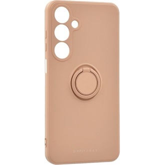 Samsung A15 ROAR AMBER szilikon telefonvédő tartógyűrű, kameravédő, RÓZSASZÍN