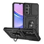Samsung A16 4G Gigapack Defender szilikon telefonvédő ütésállóság, kameravédő, FEKETE