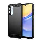 Samsung A16 4G Gigapack Szilikon telefonvédő ütésállóság, karbon minta, FEKETE