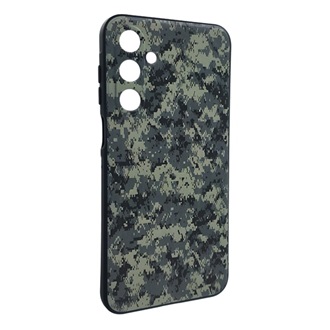 Samsung A16 5G GIGAPACK Szilikon telefonvédő ütésállóság, terep minta, SÖTÉTZÖLD