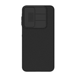 Samsung A16 5G NILLKIN CAMSHIELD szilikon telefonvédő ütésállóság, csíkos, FEKETE