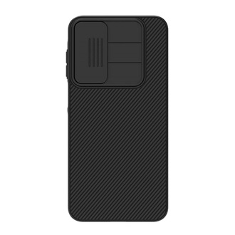 Samsung A16 5G NILLKIN CAMSHIELD szilikon telefonvédő ütésállóság, csíkos, FEKETE