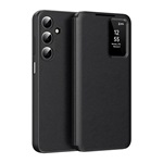 Samsung A17 4G / A17 5G GIGAPACK Tok álló aktív FLIP, Smart View Cover, FEKETE