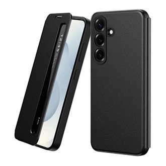 Samsung A17 4G / A17 5G GIGAPACK Tok álló aktív FLIP, Smart View Window, FEKETE