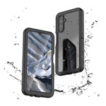 Samsung A17 4G / A17 5G SHELLBOX DOT+ műanyag telefonvédő 360°-os védelem, IP68, FEKETE