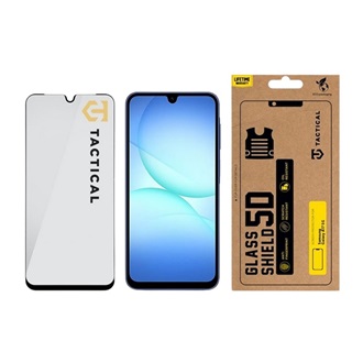 Samsung A17 4G / A17 5G TACTICAL GLASS SHIELD 5D képernyővédő üveg 5D, 9H, FEKETE
