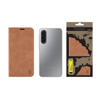 Samsung A17 4G / A17 5G TACTICAL XPROOF tok álló, bőr hatású FLIP, prémium, SÖTÉTBARNA