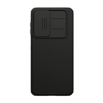 Samsung A17 4G NILLKIN CAMSHIELD PRO szilikon telefonvédő ütésállóság, csíkos, FEKETE