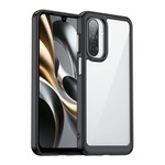 Samsung A17 5G GIGAPACK Szilikon telefonvédő ütésállóság, átlátszó hátlap, FEKETE