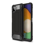 Samsung A22 5G GIGAPACK Defender szilikon telefonvédő ütésállóság, fémhatás, FEKETE