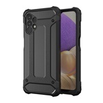 Samsung A23 5G Gigapack Defender szilikon telefonvédő ütésállóság, fémhatás, FEKETE