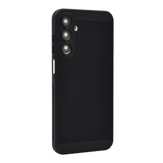 Samsung A25 5G Gigapack műanyag telefonvédő légáteresztő, kameravédő, FEKETE