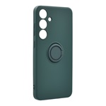 Samsung A25 5G Gigapack szilikon telefonvédő tartógyűrű, kameravédő, SÖTÉTZÖLD