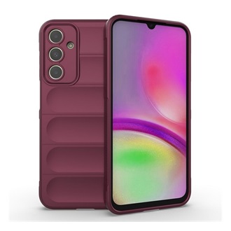 Samsung A25 5G Gigapack szilikon telefonvédő ütésállóság, 3D, BORDÓ