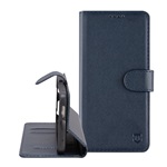 Samsung A26 5G TACTICAL FIELD NOTES tok álló, bőr hatású FLIP, prémium, SÖTÉTKÉK
