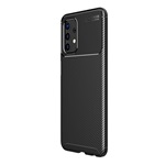 Samsung A32 4G GIGAPACK szilikon telefonvédő ütésállóság, karbon minta, FEKETE