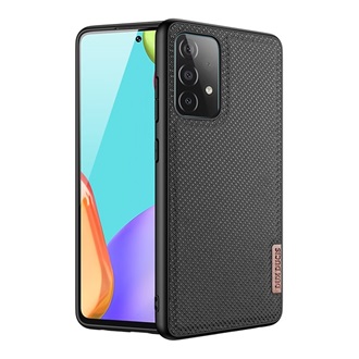 Samsung A32 5G DUX DUCIS FINO szilikon telefonvédő műanyag belső, rombusz, FEKETE