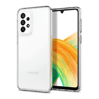 Samsung A33 5G SPIGEN ULTRA HYBRID műanyag telefonvédő ütésállóság, légpárnás keret, ÁTLÁTSZÓ