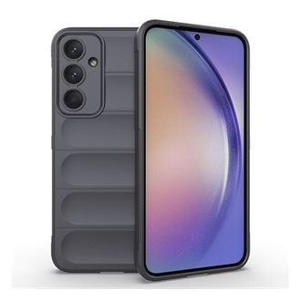 Samsung A35 5G Gigapack Szilikon telefonvédő ütésállóság, 3D, SÖTÉTSZÜRKE