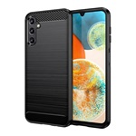 Samsung A35 5G Gigapack Szilikon telefonvédő ütésállóság, karbon minta, FEKETE