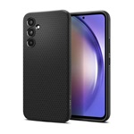 Samsung A35 5G SPIGEN LIQUID AIR szilikon telefonvédő ütésállóság, rombusz, FEKETE