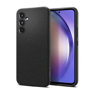 Samsung A35 5G SPIGEN LIQUID AIR szilikon telefonvédő ütésállóság, rombusz, FEKETE