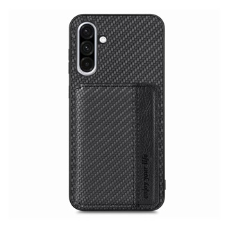 Samsung A36 5G GIGAPACK Szilikon telefonvédő ütésállóság, karbon minta, FEKETE